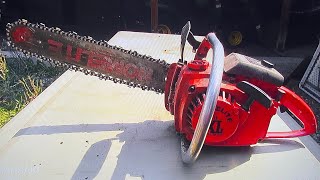 Rescued 1970s  1980s Homelite Super XL Automatic chainsaw [upl. by Armillda]