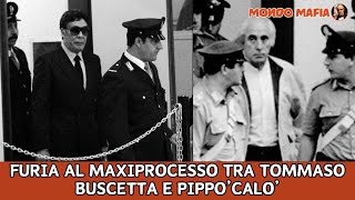 SCONTRO tra Tommaso Buscetta e Pippo Calò Maxiprocesso a Cosa Nostra [upl. by Melany]