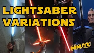 All Lightsaber Designs and Variations  Star Wars Explained [upl. by Hoon]