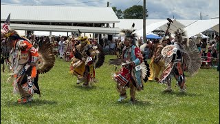 Grand Entry at the 2024 Nanticoke Lenni Lenape Pow Wow [upl. by Htebilil238]