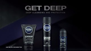 Get Deep with NIVEA MEN Deep Range [upl. by Emerej79]