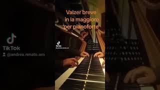 Valzer breve per pianoforte piano music grandepiano pianocover valzer classic pianomusic [upl. by Aihsot797]