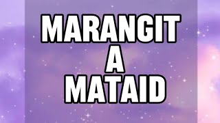 Marangit a mataid full lyrics video marano song [upl. by Ellemac]