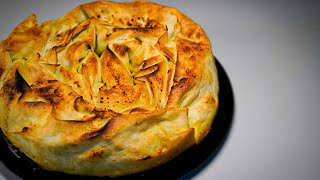 A delicious dish with phyllo dough  Meat Burek Recipe [upl. by Dnomayd266]