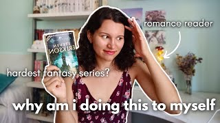 romance reader tries malazan book of the fallen  reading vlog [upl. by Liesa]