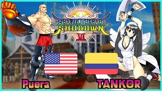 Samurai Shodown VI  Puera 🇺🇸 VS 🇨🇴 TANKOR  FLYCAST FIGHTCADE 2 [upl. by Neva]