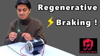 Whats Regenerative Braking  DIY 24V DC Motor to 500W Generator 26 Amps [upl. by Suzy]