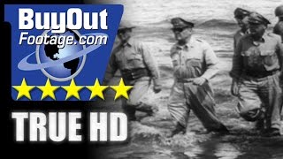 HD Historic Stock Footage WWII BATAAN DEATH MARCH  MACARTHUR RETURNS TO PHILIPPINES [upl. by Rosemonde]