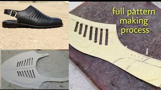 sandalsshoe pattern makingDIY diy shoes [upl. by Resarf]