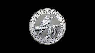 Perth Mint  1998  Australian Kookaburra  1 Oz  Silver Coin [upl. by Yadroc]