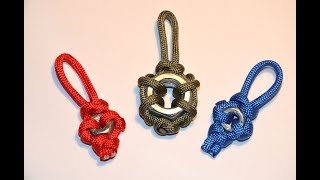 Paracord Zip Anhänger  Paracord Mutter Schlüsselanhänger  Paracord Anleitung Deutsch [upl. by Ellennahs448]