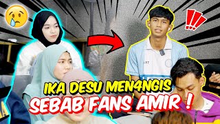 IKA DESU MEN4NGIS SEBAB FANS AMIR   LUAHAN TEAM AMMAR NAZHAN [upl. by Atteras]