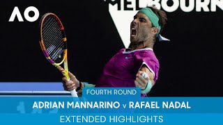 Adrian Mannarino v Rafael Nadal Extended Highlights 4R  Australian Open 2022 [upl. by Anyd928]