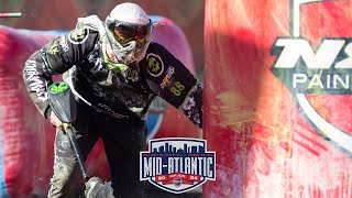 Pro Paintball Match  Aftershock vsNotorious and Ironmen vs Infamous Mid Atlantic Major [upl. by Eerrehs133]