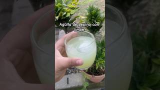 Agüita de pepino con limón 🥒🍋‍🟩 [upl. by Llenoj]