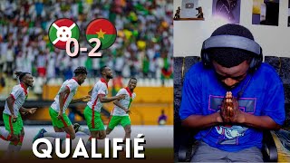 BURUNDI 02 BURKINA FASO  LES ÉTALONS VALIDENT LEUR TICKET POUR LA CAN 2025 [upl. by Fowler620]