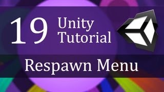 19 Unity Tutorial Respawn Menu  Create a Survival Game [upl. by Lagas]