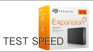 Speed test of Seagate Expansion 4TB Portable External Hard Drive USB 30 [upl. by Jahdiel]