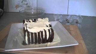 RECIPE CHOCOLATE RIPPLE CAKE [upl. by Kopans]