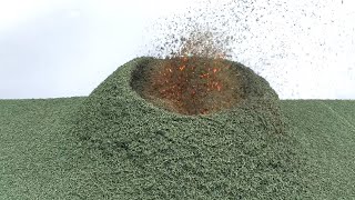 How to Make an Incredible Volcano with Ammonium Dichromate [upl. by Alfonse33]