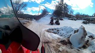 Snowmobiling Bancroft Ontario OFSC [upl. by Enovi191]