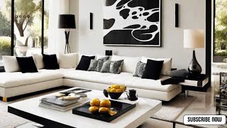 Unique Beautiful black living Room room Decor Design🏡Modern Living room Design Ideasinteriordesign [upl. by Sirrap166]