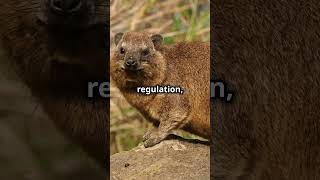 Meet the Cuddly Hyrax hyrax animalfacts wildlifekingdom africa [upl. by Anilev743]