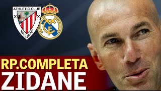 AthleticReal Madrid  Rueda de prensa previa de Zidane  Diario AS [upl. by Pallaten]