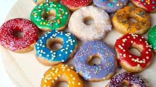 Cómo hacer Donuts Caseros con Glaseado o Azúcar La Receta Perfecta [upl. by Oninotna]