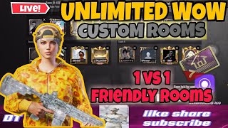 🔴 UNLIMITED WOW  LIVIK CUSTOM ROOMS  FRIENDLY 1 VS 1 TDM ROOMS 🔥 [upl. by Eigram]