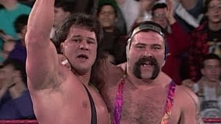 Rick and Scott Steiner make their Raw inring debut Raw January 11 1993 [upl. by Sokim]