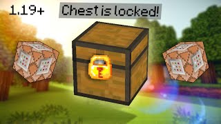 Minecraft Bedrock How to Lock Chests  Bedrock Command Block Tutorial 119 [upl. by Marcoux724]