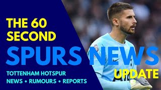 THE 60 SECOND SPURS NEWS UPDATE Jacob Ramsey Dorrington Surgery Ange on Vicario Europa League [upl. by Hcone]