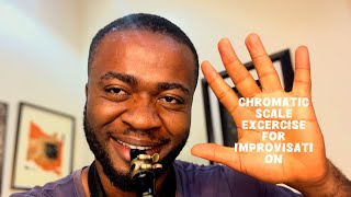 SAXOPHONE LESSON  Chromatic Execersice for Jazz Saxophone Improvisation [upl. by Naujik]