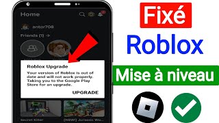 Comment corriger lerreur de mise à niveau de Roblox dernière version 2024 [upl. by Airdnek]