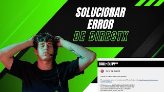 ✅SOLUCIÓN al ERROR del DIRECTX en WARZONE 3✅ [upl. by Nonnairb]