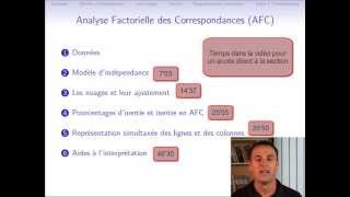 Cours danalyse des correspondances [upl. by Elay]