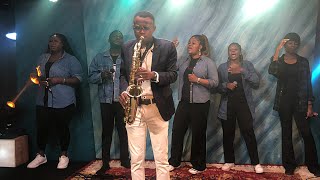 CALEBSAX ft Moses Bliss at The One Project International mosesbliss worship saxophone [upl. by Lorri]