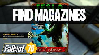 Fallout 76 Magazines  Find Magazines for Challenges in Fallout 76 [upl. by Nagle]