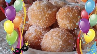 Ricetta di Carnevale Come Fare le Castagnole  Video Dolci Tipici [upl. by Cates]