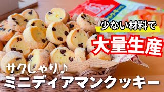 【卵1個で大量生産☆】ホットケーキミックスで簡単！ディアマンクッキーの作り方♡トースターでもできるよ♪ [upl. by Ocirled]