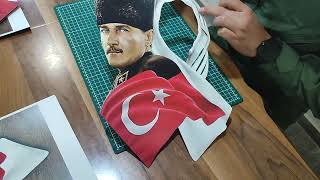 Rölyef Tablo Yapımı Atatürk ve Zübeyde Hanım 1inci Bölüm [upl. by Ydollem]