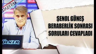 TRABZONSPOR 22 KASIMPAŞA  ŞENOL GÜNEŞİN MAÇ SONU AÇIKLAMALARI [upl. by Aikkin527]