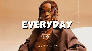 Fireboy  Everyday OPEN VERSE Instrumental BEAT  HOOK [upl. by Saraiya]