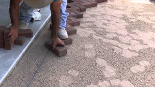 Tuscan Paving Stone  Driveway Installation [upl. by Nylehtak]