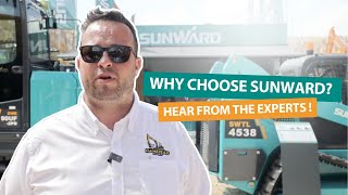 Unlocking the potential of Sunward excavators  Insights from Joe Bayton at Hillhead 2024 [upl. by Naenaj]