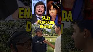 MASIVO APOYO A MILEI EN SALTA argentina casta cristina milei salta [upl. by Alohcin116]