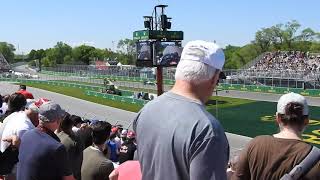 View from Grandstand 24 at the Canadian Grand Prix [upl. by Nitnerb]