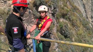 Puenting sobre el Cañon de Autisha [upl. by Screens]