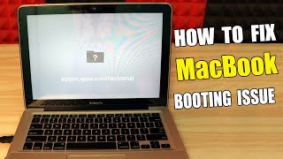 Fix supportapplecommacstartup  How to Fix MacBook Bootup to Question Mark 2024 [upl. by Udall]